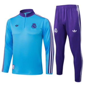 Chándal 2025/26 Cremallera Media – Real Madrid