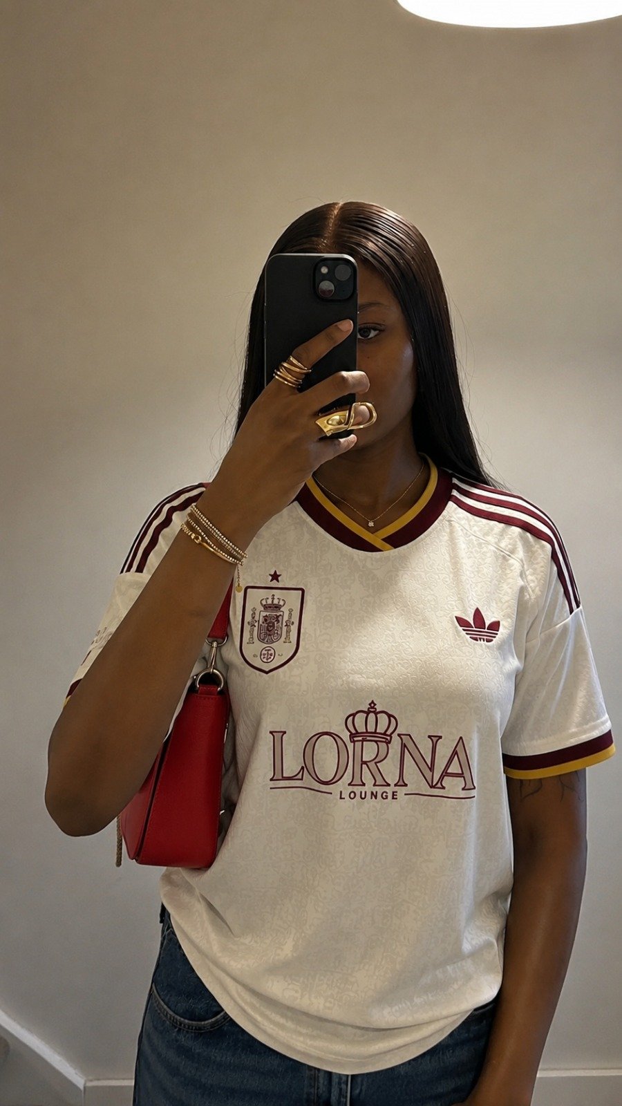 Foto de Cristina Ruiz con su camiseta