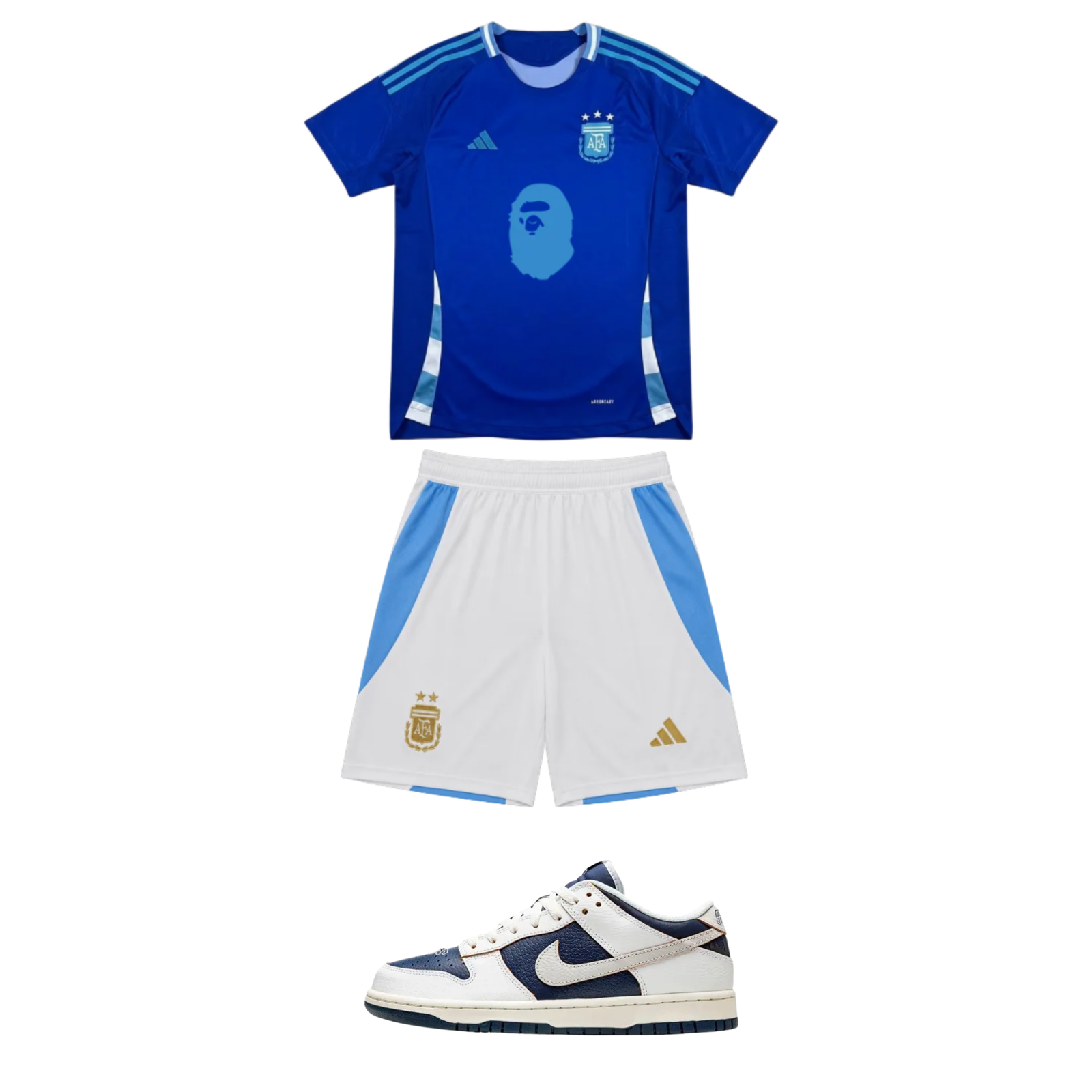Argentina x A Bathing Ape (BAPE) Set