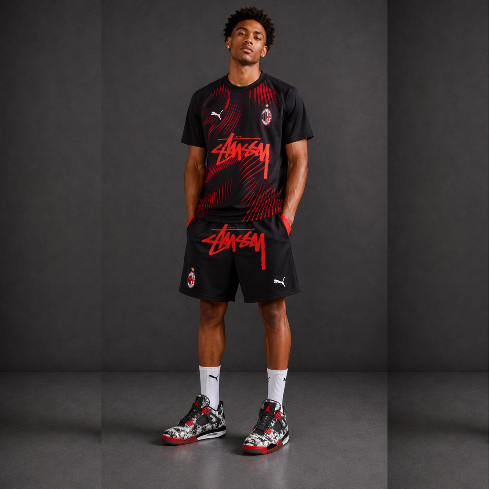 AC Milan x Stussy Set
