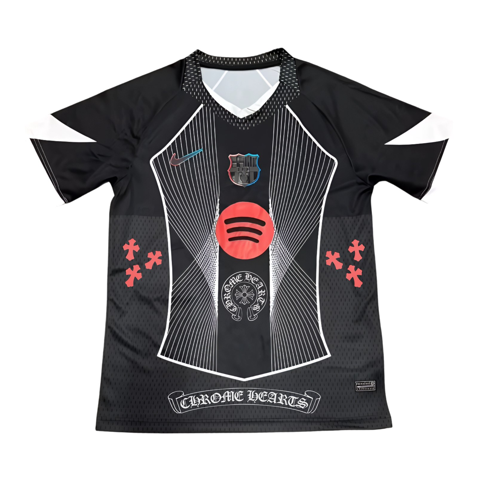 FC Barcelona x Chrome Hearts T-Shirt